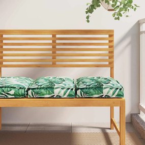 vidaXL Μαξιλάρι παλέτας για κάθισμα Floral 2 pcs Μοτίβο φύλλων
