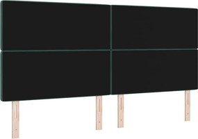 vidaXL Κεφαλάρι Σκούρο Πράσινο 200 cm Βελούδο