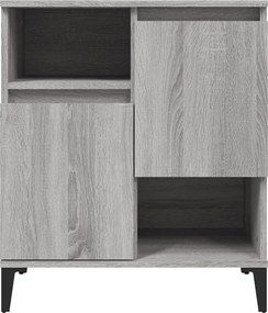 vidaXL Ντουλάπι 3 τεμ. Γκρι Sonoma 60x35x70 εκ. από Επεξεργασμένο Ξύλο