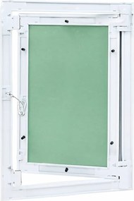 vidaXL Πάνελ Πρόσβασης Πράσινο και Ασημί 35 x 45 εκ