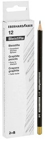 ΜΟΛΥΒΙ ΜΑΥΡΟ EXTRA Νο2=Β, No4=2H, Νο5=5H ΠΑΚ=12ΤΕΜ  FABER 511101, 511112, 511115 S1 60-637-S1