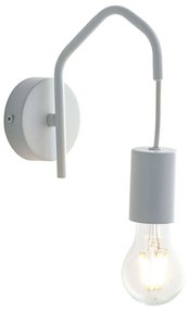 Φωτιστικό Τοίχου - Απλίκα Habitat I-HABITAT-AP BCO 1xE27 18x17,5cm White Luce Ambiente Design Metal