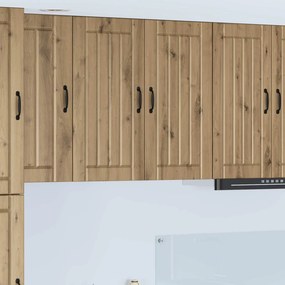 vidaXL Ντουλάπα Τοίχου LUCCA Artisan Δρυς 80 x 31 x 80 εκ.