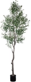 Τεχνητό Δέντρο Olive 20429 240cm Beige-Green Globostar Πολυαιθυλένιο,Ύφασμα