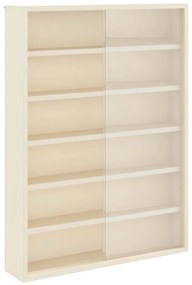 vidaXL Ξύλινη βιτρίνα συλλεκτών Καφέ 40 x 8,5 x 54 εκ Κόντρα πλακέ