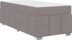 vidaXL Σκελετός Κρεβατιού Taupe 120 x 190 cm ύφασμα