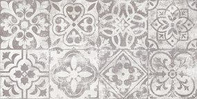 Keros London Decorado Blanco 25x50 - Πλακάκι μπάνιου