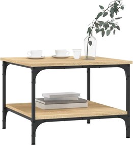 vidaXL Τραπεζάκι Σαλονιού Sonoma Δρυς 55 x 55 x 40 εκ. Επεξεργ. Ξύλο