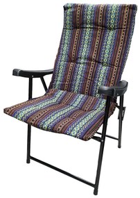 Πτυσσόμενη καρέκλα camping - 1297-50 - 100014 - Purple/Orange