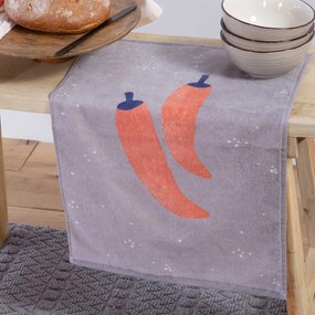 Πετσέτα Κουζίνας (40x60) Nef-Nef Homeware Peppers Grey