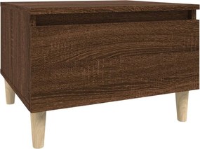 vidaXL Τραπέζι Βοηθητικό Καφέ Δρυς 50x46x35 εκ. Επεξεργασμένο Ξύλο
