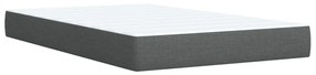 ΚΡΕΒΑΤΙ BOXSPRING ΜΕ ΣΤΡΩΜΑ ΣΚΟΥΡΟ ΓΚΡΙ 120X190 ΕΚ ΥΦΑΣΜΑΤΙΝΟ 3293527