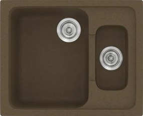 Sanitec Classic 330 (62×51) - Γρανιτένιος νεροχύτης - Granite Rust