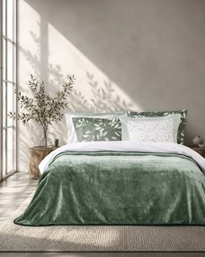 Κουβέρτα Βελουτέ Υπέρδιπλη 220x240 Coperta - Forest Green 5206482208599