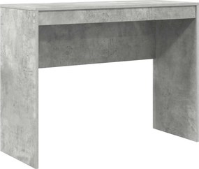 vidaXL Γραφείο με συρτάρι με ράφι με αποθήκευση 2 pcs Σκυρόδεμα Γκρι