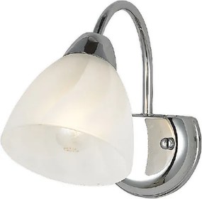 Απλίκα Τοίχου Aca Byron DLX7391W Chrome/White