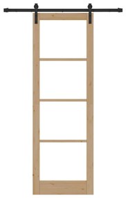 vidaXL Συρόμενη Πόρτα Άλλο ORKDAL Καφέ 78 x 232 cm