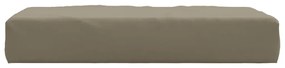 vidaXL Μαξιλάρια Παλέτας Taupe 60 x 60 x 8 εκ. από Ύφασμα Oxford