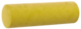 vidaXL Καναπές Διθέσιος Κίτρινο 120 εκ. Βελούδινος με Διακ. Μαξιλάρια