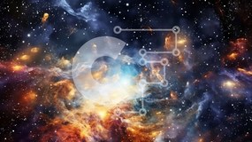 Intra Συλλεκτικό Ξύλινο Παζλ Plywood  4mm - Εκπληκτική εικόνα ενός νεφελώματος στο διάστημα Σε Ξύλινο Κουτί - Διαστάσεις Puzzle: 10x10 cm – 25 κομμάτια