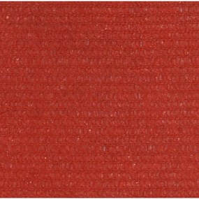 vidaXL Πανί Σκίασης Κόκκινο 4 x 4 x 5,8 μ. από HDPE 160 γρ./μ²