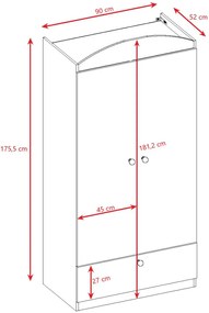 Ντουλάπα Babydreams Cartoon-Prasino-Digger