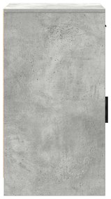 vidaXL Πλαϊνό γραφείο με συρτάρι Σκυρόδεμα Γκρι 40 x 40.5 x 75 εκ