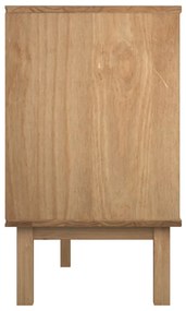 Συρταριέρα OTTA Γκρι 111x43x73,5 εκ. από Μασίφ Ξύλο Πεύκου - Καφέ
