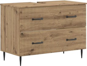 vidaXL Σετ Ντουλαπιών Μπάνιου 4 Τεμαχίων HAARLEM Artisan Δρυς