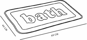 Αντιολισθητικό χαλί σκαφών TODAY Bath PVC 40 x 60 cm Λευκό