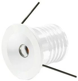 Φωτιστικό Σποτ Χωνευτό LED 1W IP22 4000K Λευκό Plus 145-68911 Eurolamp-145-68911-Λευκό 145-68911