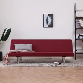 Καναπές - Κρεβάτι Μπορντό από Πολυεστέρα - Κόκκινο
