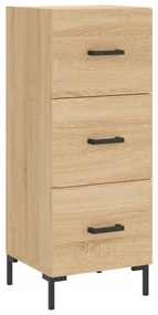 vidaXL Μπουφές Sonoma δρυς 34,5 x 34 x 180 εκ. από Επεξεργασμένο Ξύλο