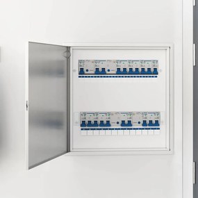 vidaXL Πάνελ Πρόσβασης Λευκό 63 x 63 x 3 cm Ατσάλι