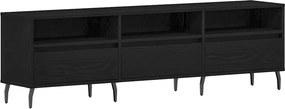 vidaXL Ντουλάπι TV Μαύρη Οξυά 150 x 30 x 44,5 εκ. Επεξεργασμένο ξύλο
