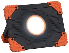 vidaXL Προβολέας LED Φορητός 10 W Ψυχρό Λευκό από ABS
