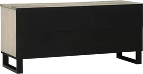 vidaXL Μονάδες TV 105 x 33 x 46 εκ. Λευκό Επεξεργασμένο Ξύλο
