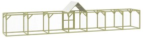 vidaXL Κοτέτσι 700x100x150 εκ. από Μασίφ Εμποτισμένο Ξύλο Πεύκου