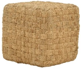 Σκαμπό Aropion Inart μπεζ 100% γιούτα 40x40x40εκ 302-000029 302-000029 Μπεζ