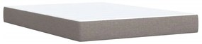 ΚΡΕΒΑΤΙ BOXSPRING ΜΕ ΣΤΡΩΜΑ TAUPE 160X200 ΕΚ. ΥΦΑΣΜΑΤΙΝΟ 3289804