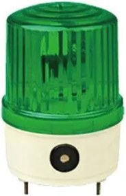 Φαροσειρήνα LED LTE-5121J 24V AC πράσινη 90dB 177mm IP45