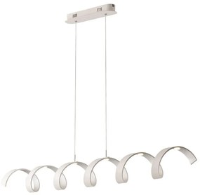 Φωτιστικό Οροφής - Ράγα Led-Helix-S6 Bco 30W 2400Lmn 4000K White Luce Ambiente Design Αλουμίνιο