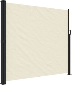 vidaXL Σκίαστρο Πλαϊνό Συρόμενο Κρεμ 180 x 300 εκ.