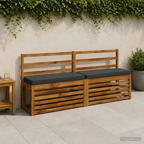 vidaXL Μαξιλάρια Πάγκου 2 Τεμαχίων VUGHT 2 pcs 100% Πολυεστέρας