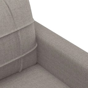 vidaXL Πολυθρόνες Σετ 4 Τεμαχίων Taupe από Ύφασμα με Μαξιλάρια