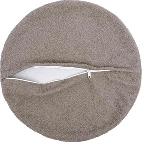 vidaXL Κάλυμμα Μαξιλαριού 6 pcs HEERLEN Ανοιχτό γκρι Ø 60 cm Μπουκλέ