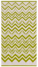 LINO ΠΕΤΣΕΤΑ ΘΑΛΑΣΣΗΣ ZIGZAGE LGREY-GREEN 86X160