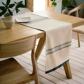 Runner Cybele 233 Beige-Blue Gofis Home 40x160 100% Cotton