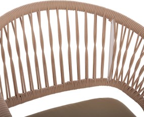 ΣΕΤ ΤΡΑΠΕΖΑΡΙΑΣ 9ΤΜΧ MAGNET HM10828.02 ΑΛΟΥΜΙΝΙΟ ΛΕΥΚΟ--POLYWOOD--P.E.ΣΧΟΙΝΙ