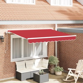 vidaXL Σκηνίτσα Αναδιπλούμενη Κόκκινο 350 x 200 cm